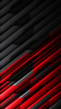 3d, abstract, bicolored, black, dark wallpaper