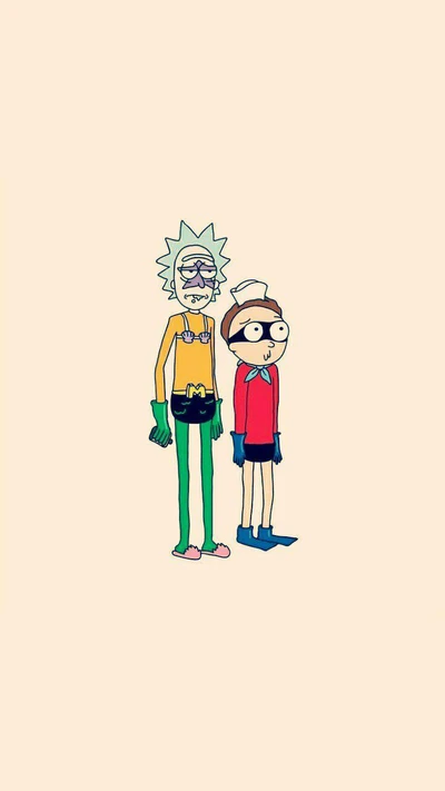 morty smith, rick sanchez