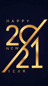 2021, cartoon, happy new te ar, images, wallpaper