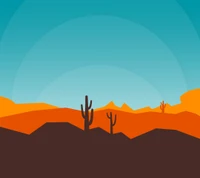 cactus, desierto, paisaje, material, rocas