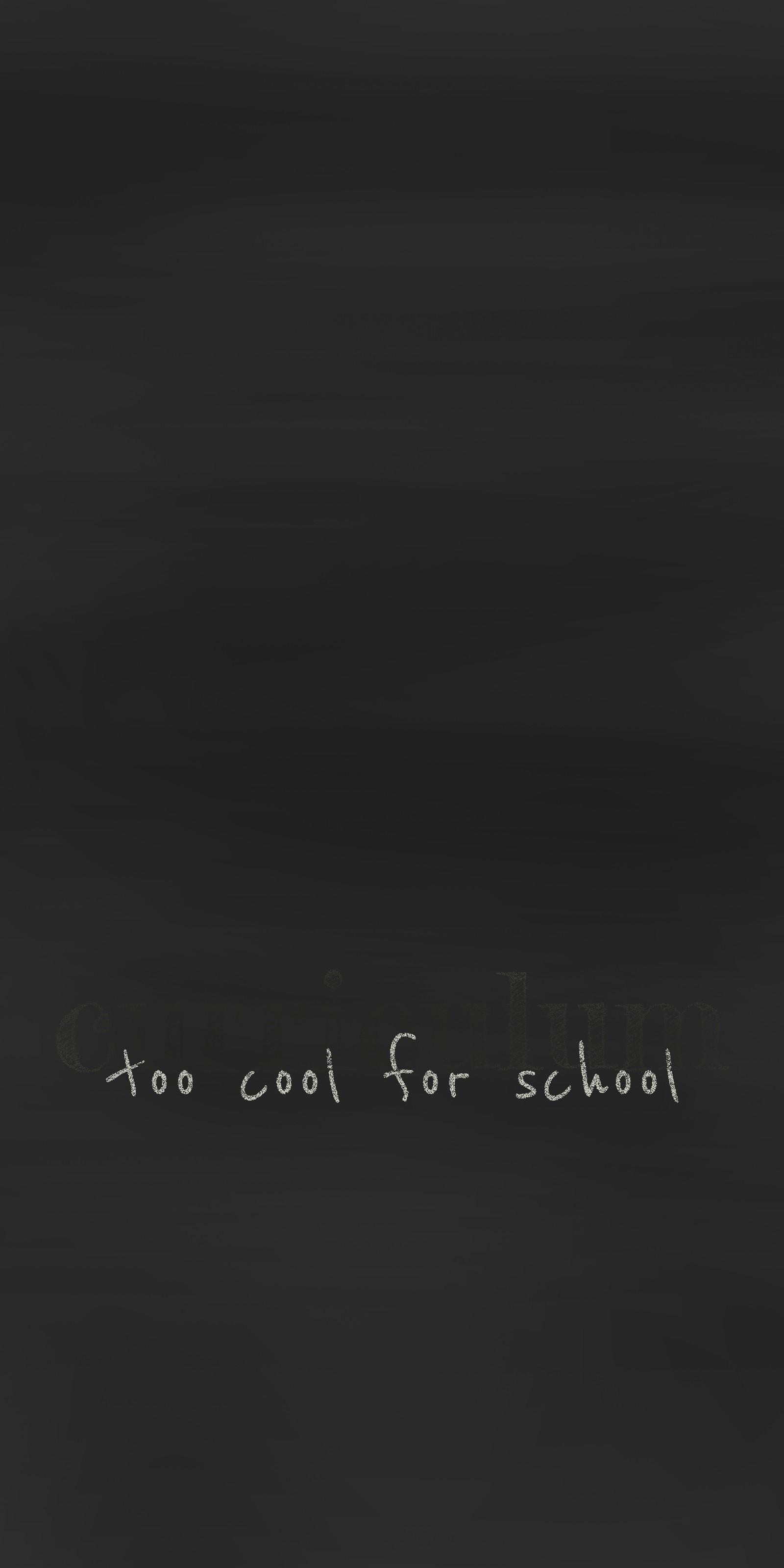 A close up of a blackboard with a chalk writing on it (school, backtoschool, books, nerd)