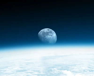 moon, space