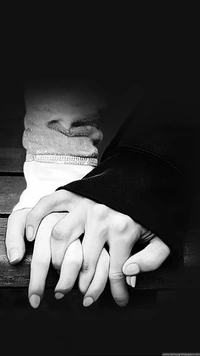 Intertwined Hands: A Gesture of Love