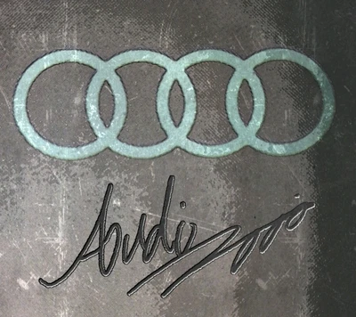 Audi Logo with Signature Design