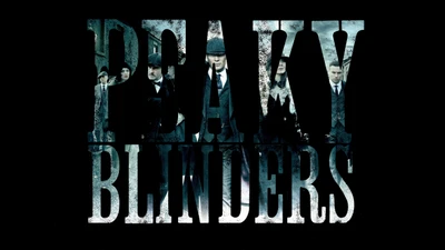 Peaky Blinders: Иконический сериал на темном фоне - 5K обои