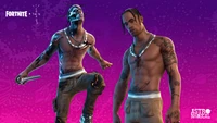 Travis Scott in Fortnite: Astronomical Event Character Models