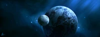 earth, planet, exoplanet, universe, star wallpaper