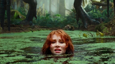 Claire Dearing dans un moment de tension dans Jurassic World Dominion