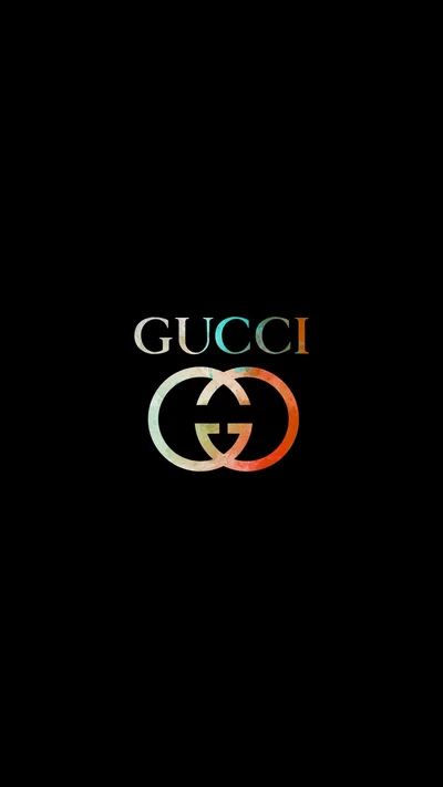 Design de logotipo da Gucci com cores em gradiente