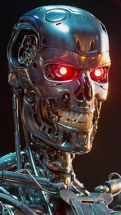 robot, calavera, t 800, terminador, terminator