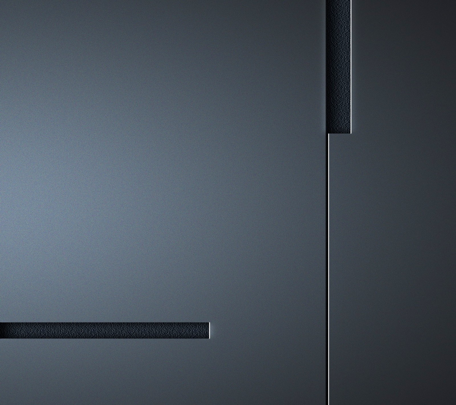 There is a black refrigerator with a door open and a black handle (abstract, cool, hd, metal, minimal)