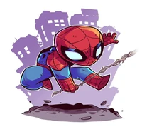 Spider-Man in Action: Swinging Through the City