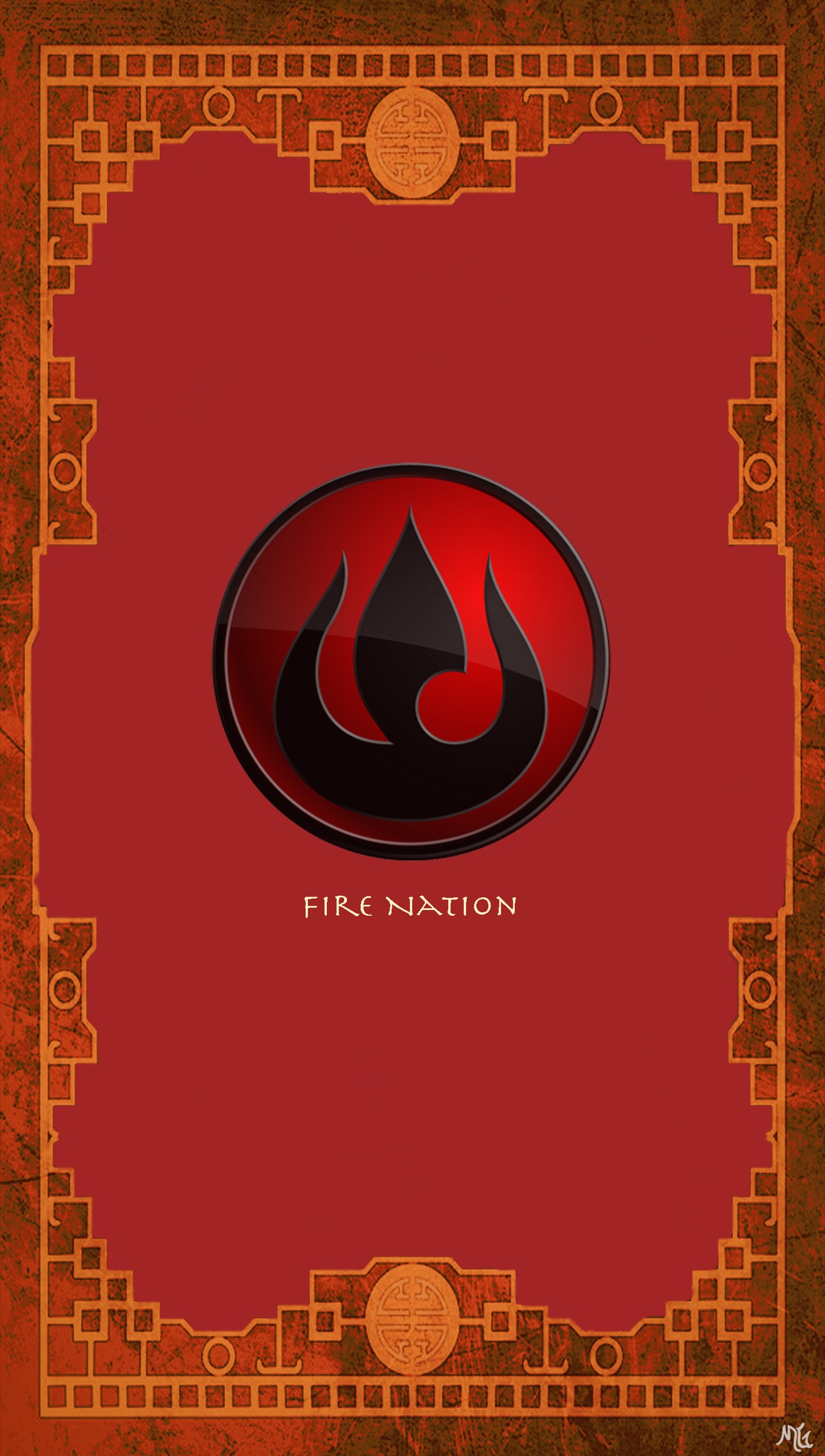 Primer plano de un logo de la nación del fuego en rojo y negro (avatar, avatar la leyenda de aang, avatar the last airbender, fuego, fire nation)