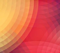 Vibrant Abstract Gradient Circles in Warm Tones