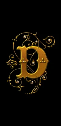 royal, letter, letters, golden, black wallpaper