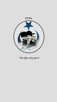 ататюрк, ataturk, чёрный, синий, бозкурт