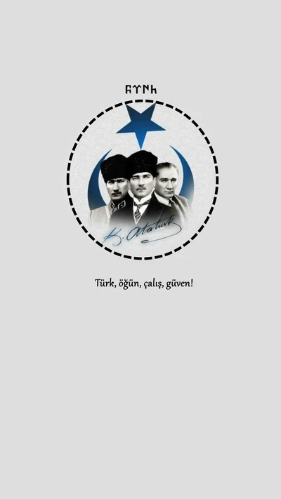 atatürk, ataturk, preto, azul, bozkurt