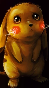 Скачать обои внутри, панда, pikachu, pikachu sad, pokemon