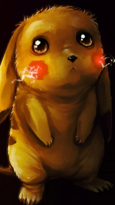 dentro, panda, pikachu, pikachu sad, pokémon