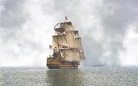 sailing ship, boat, flagship, tall ship, watercraft wallpaper