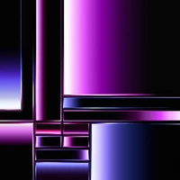 Abstract Magenta Grid Background with MacBook Pro M2 Design Elements