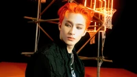 Mark Lee: Striking Orange Hair and Edgy Style in NCT U's "Misfit Resonance Pt. 1