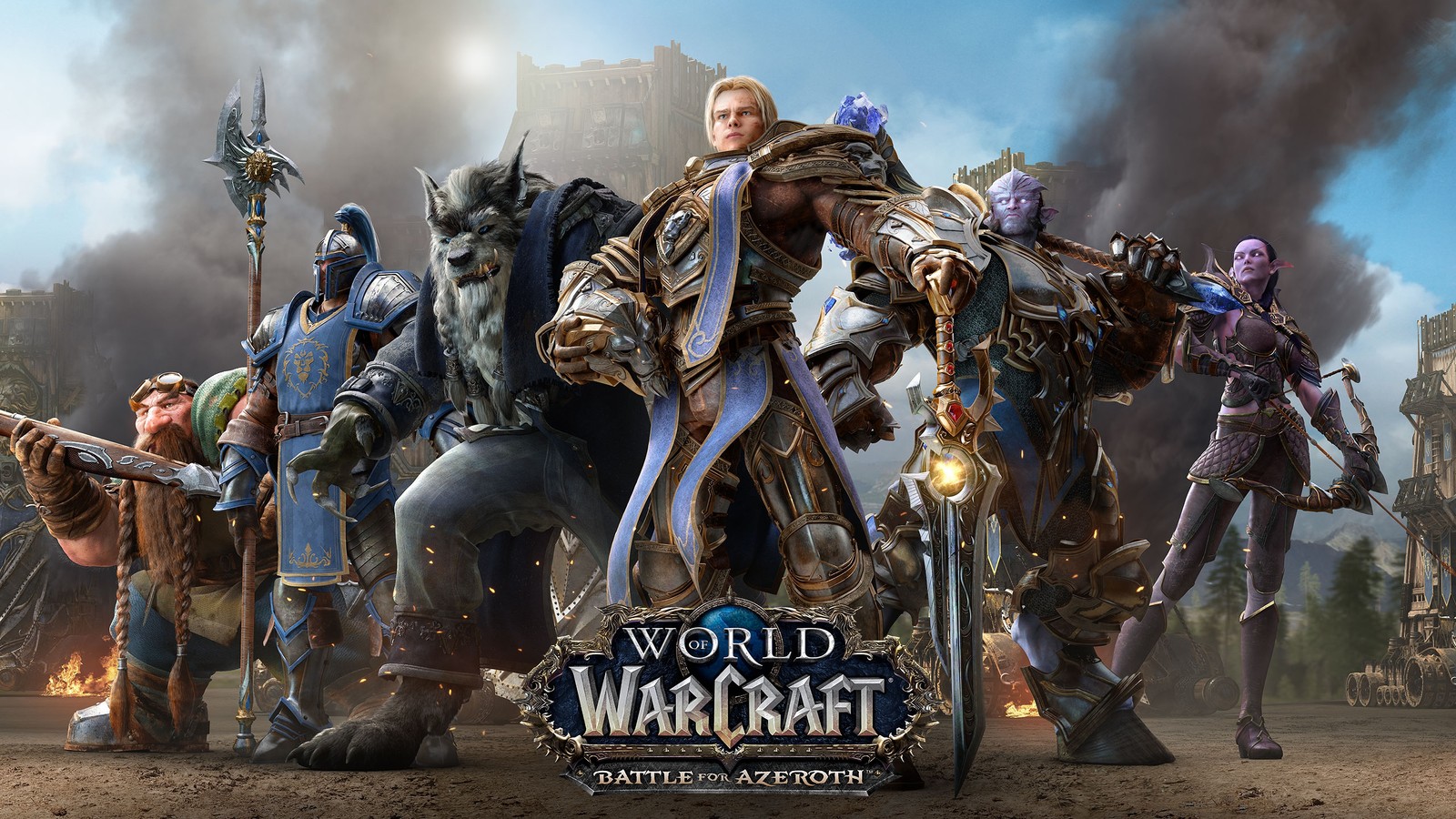 anduin wrynn, the alliance, wow, world of warcraft battle for azeroth, world of warcraft wallpaper