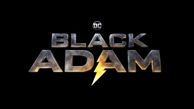 Black Adam Logo - DC Comics Superheld auf schwarzem Hintergrund