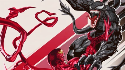 Confronto épico: Venom vs. Carnage