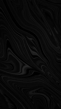 Monochrome Elegance: Abstract Black and White Landscape with Fluid Patterns