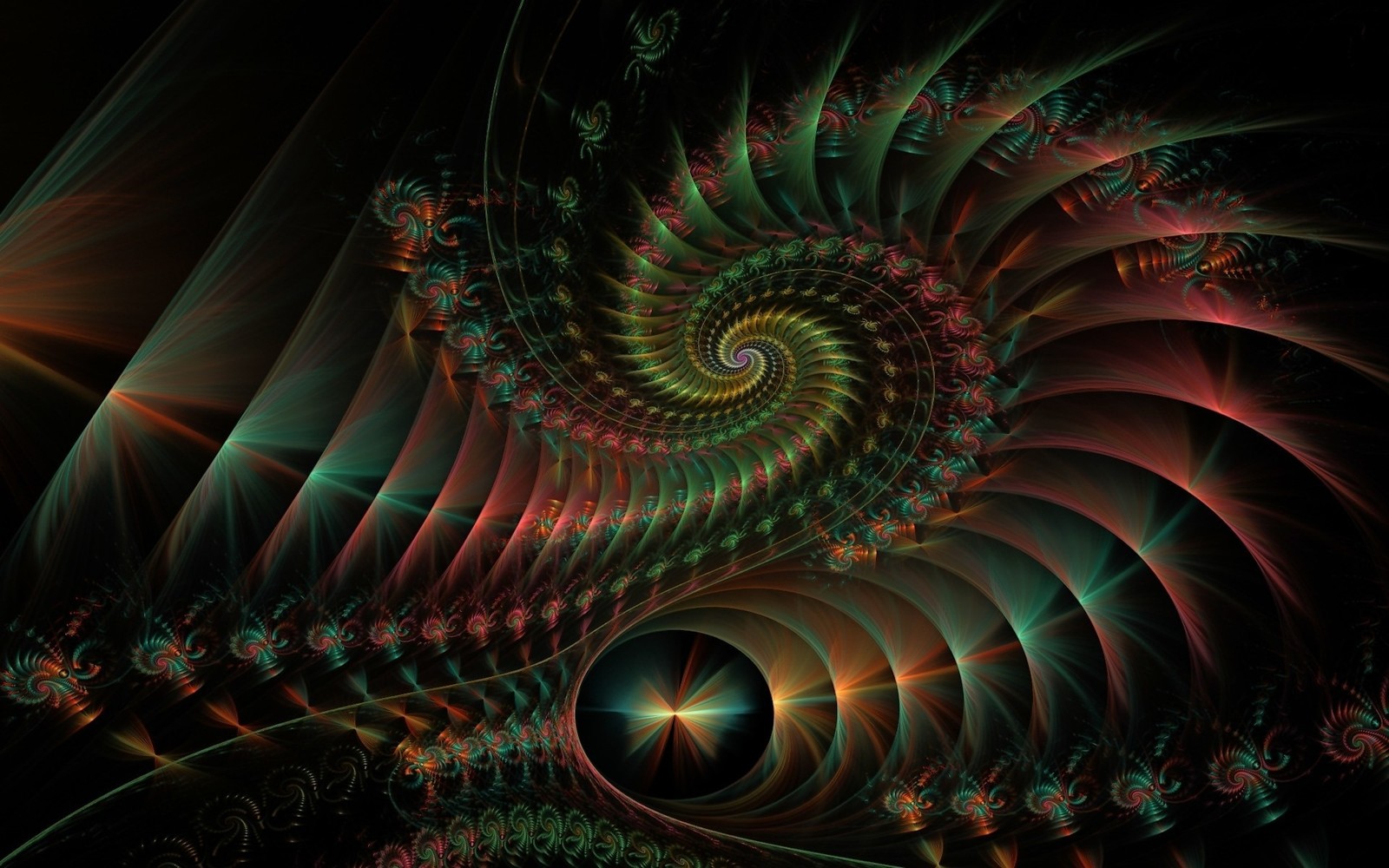 fractal art, circle, special effects, rotation, symmetry Download Wallpaper