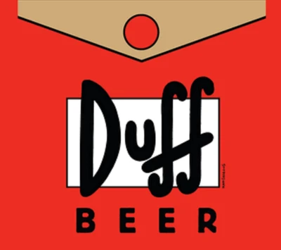 Duff Beer Logo from The Simpsons