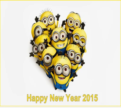 Feliz Ano Novo 2015: Os Minions celebram com fogos de artifício alegres