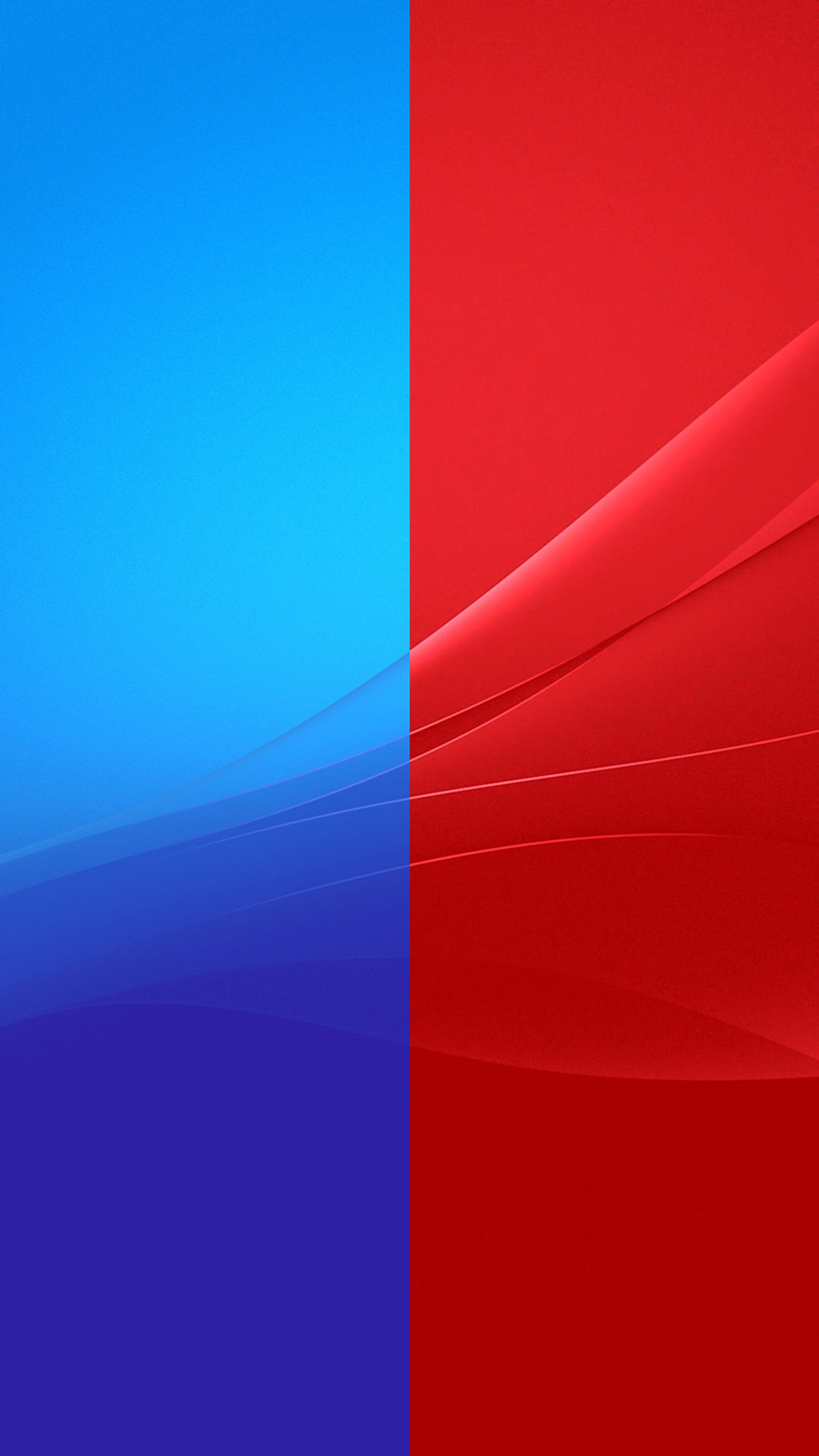 A close up of a red and blue background with a white background (blue, red, sony, xperia, z4)