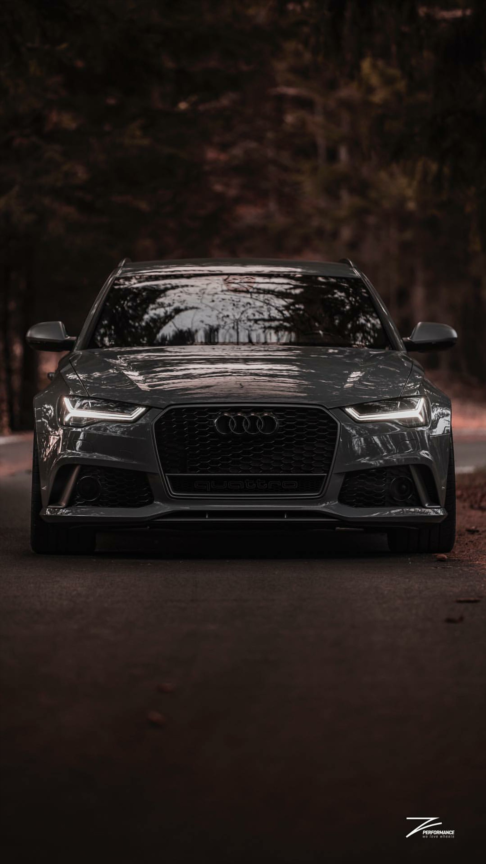 Descargar fondo de pantalla audi, rs6, gris, coche, supercoche