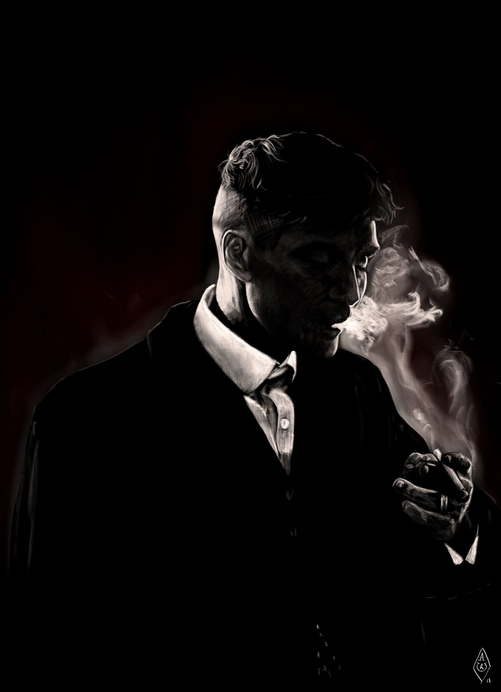 Baixar papel de parede preto, legal, filme, peaky blinders, série