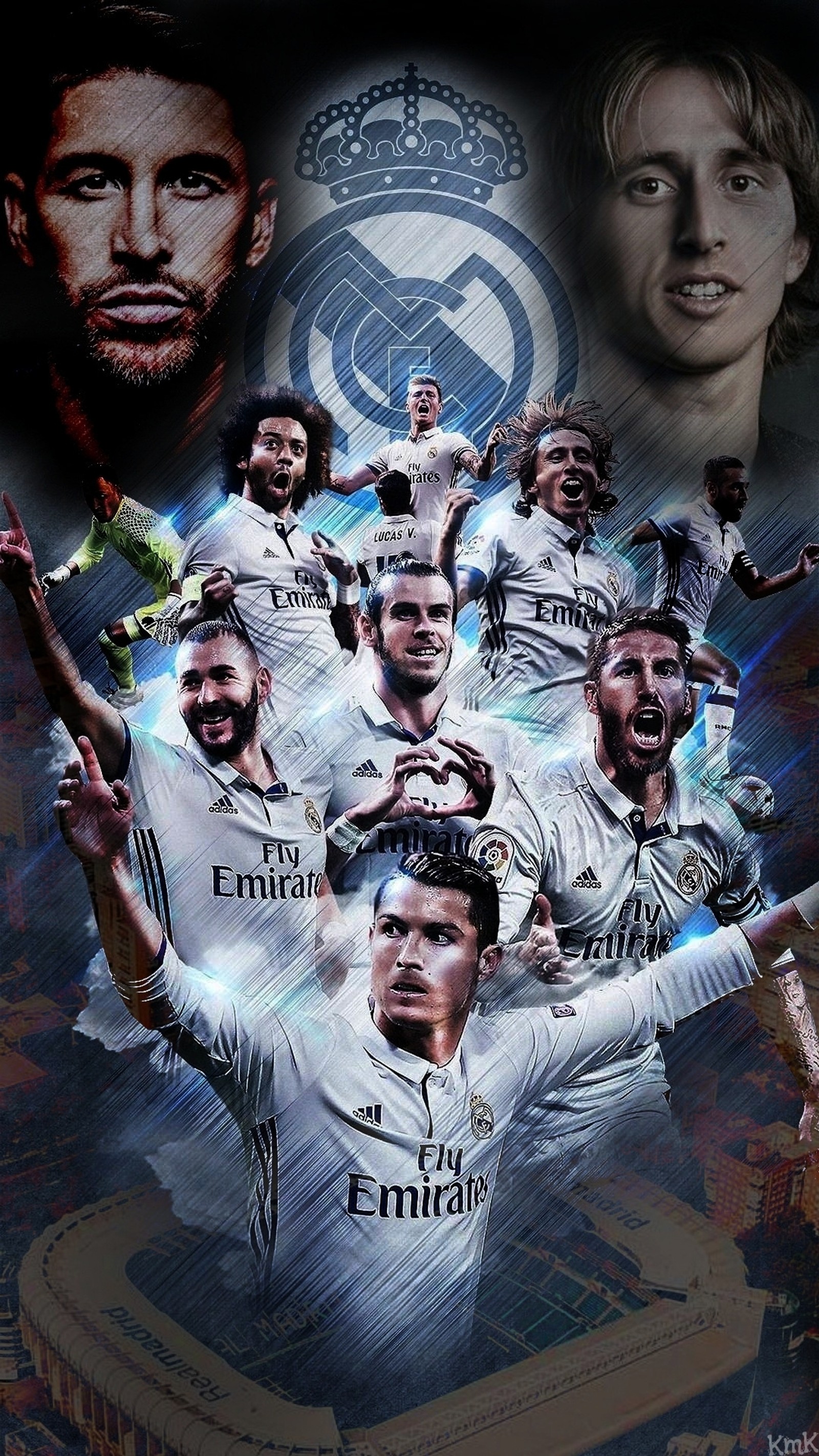 Скачать обои бэйл, bale, бернабеу, bernabeu, cr7