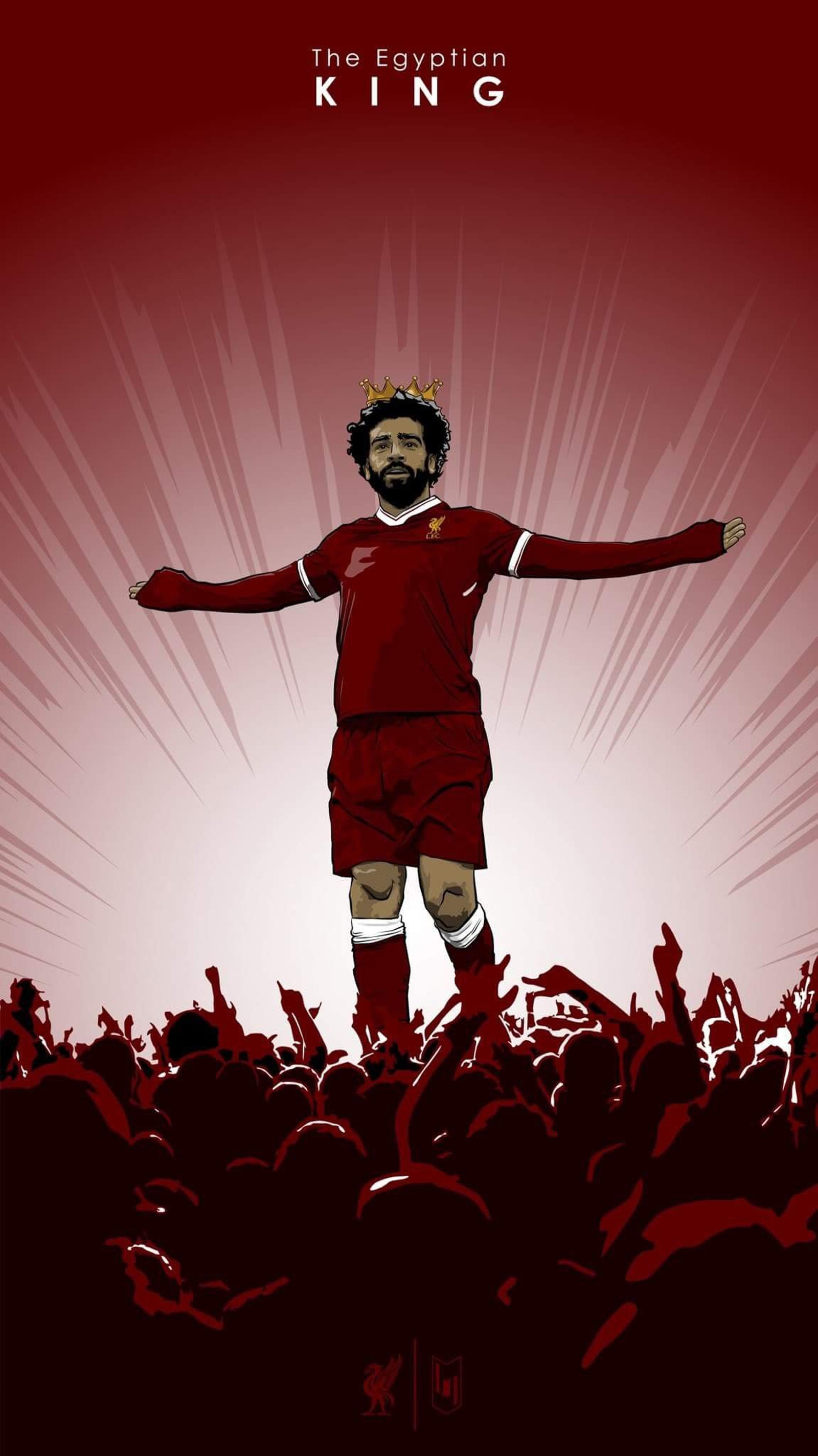 Descargar fondo de pantalla rey, mo, salah