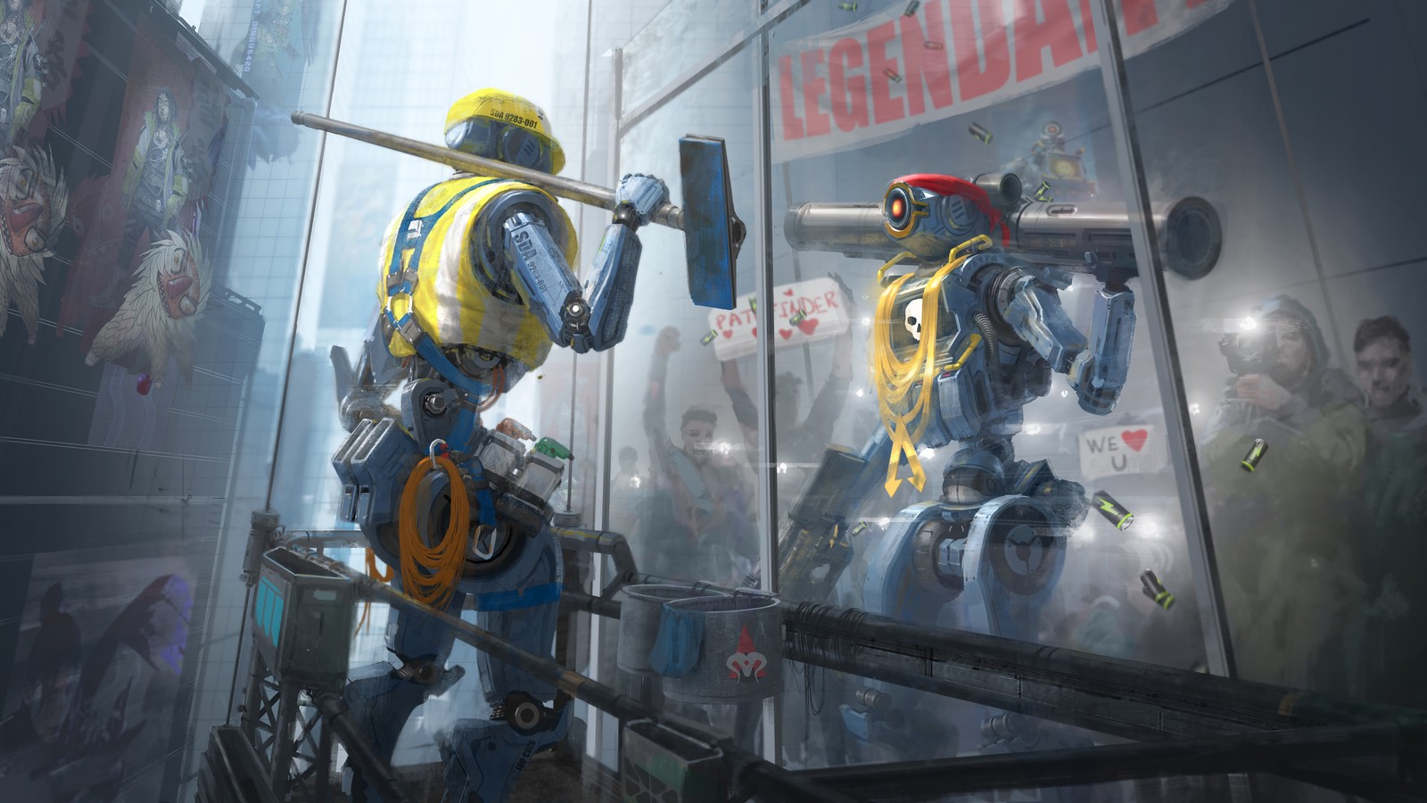 Lade apex legends, videospiel, wegfinder Hintergrund herunter