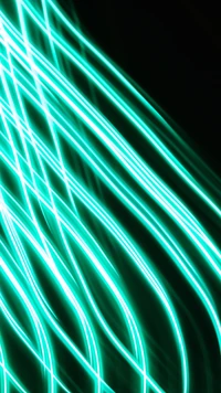 green, blue, light, neon, line wallpaper