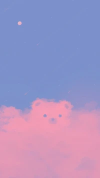 cloud, atmosphere, azure, purple, dusk wallpaper