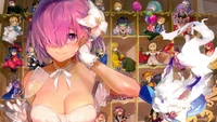 fategrand order, fate grand order, anime, meninas, série fate