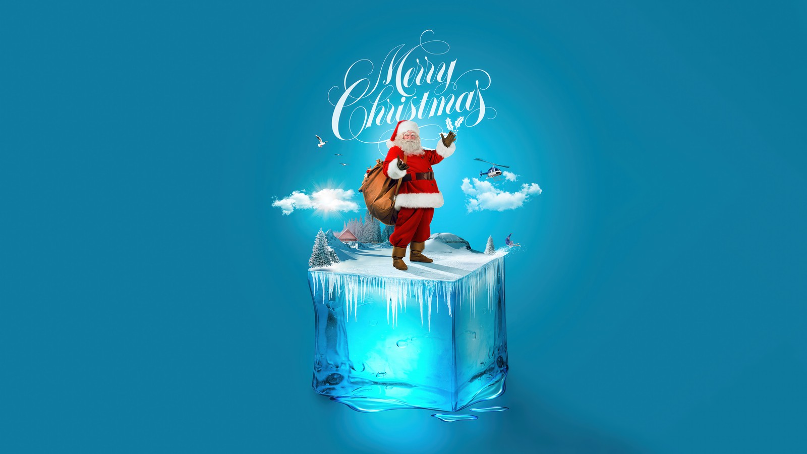 merry, christmas, holiday, santa, claus wallpaper