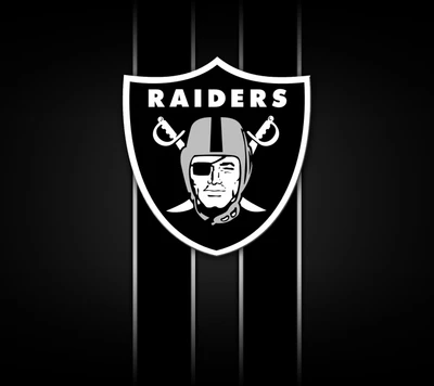 Oakland Raiders Logo on Black Background