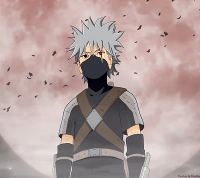 abstrato, anime, preto, japão, kakashi