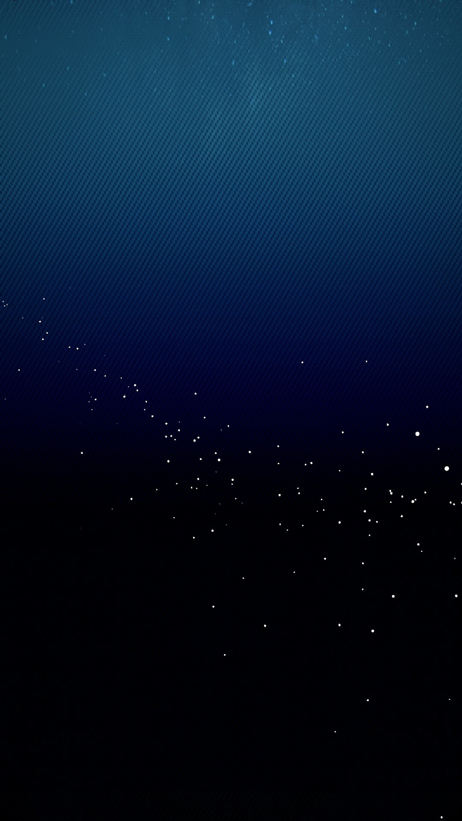 Une image d'un ciel nocturne avec des étoiles et un avion (abstrait, android, noir, bleu, sombre)