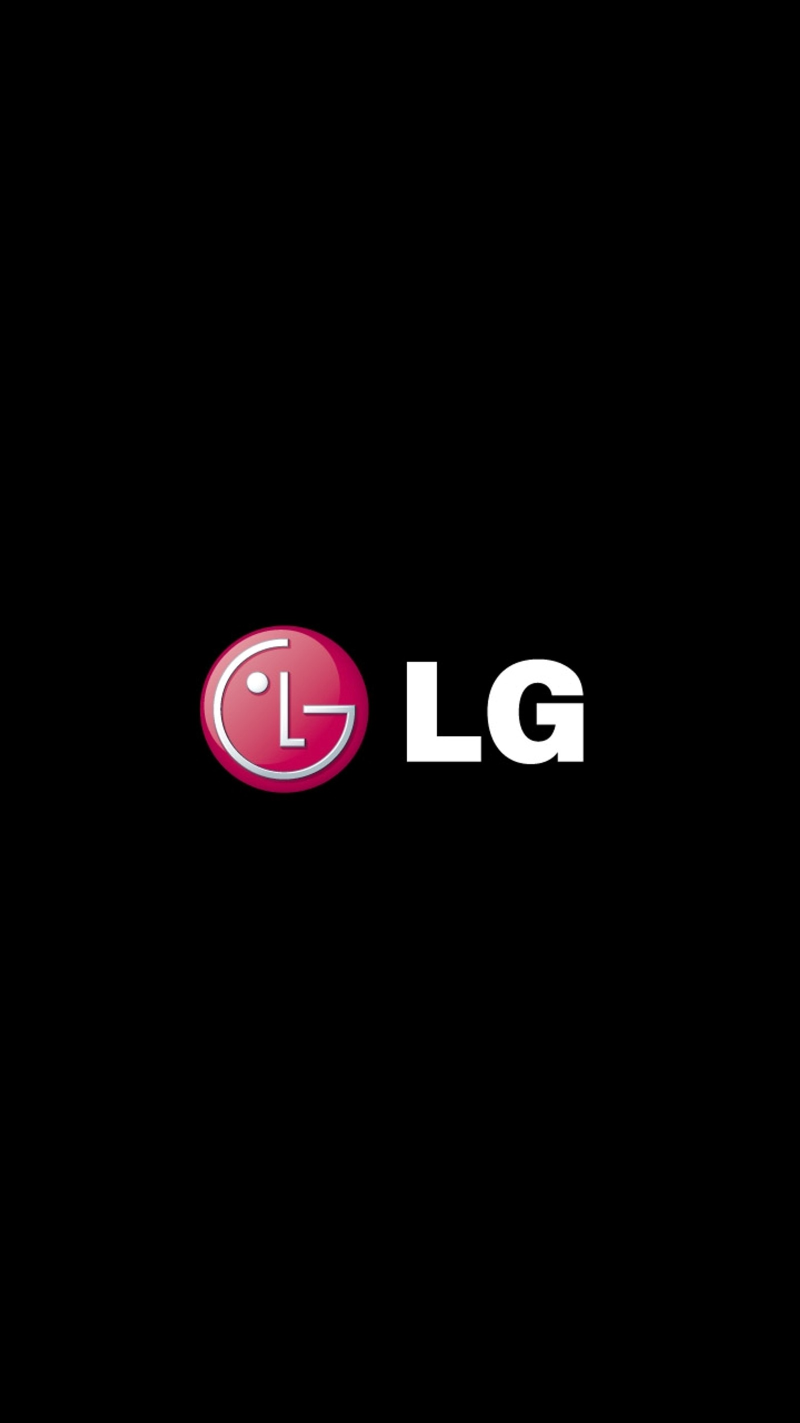 Gros plan d'un téléphone portable avec un logo lg dessus (lg, logo)