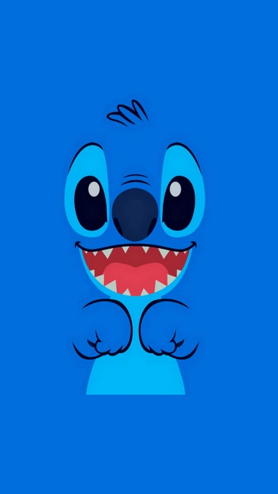 Stitch alegre da Disney "Lilo e Stitch