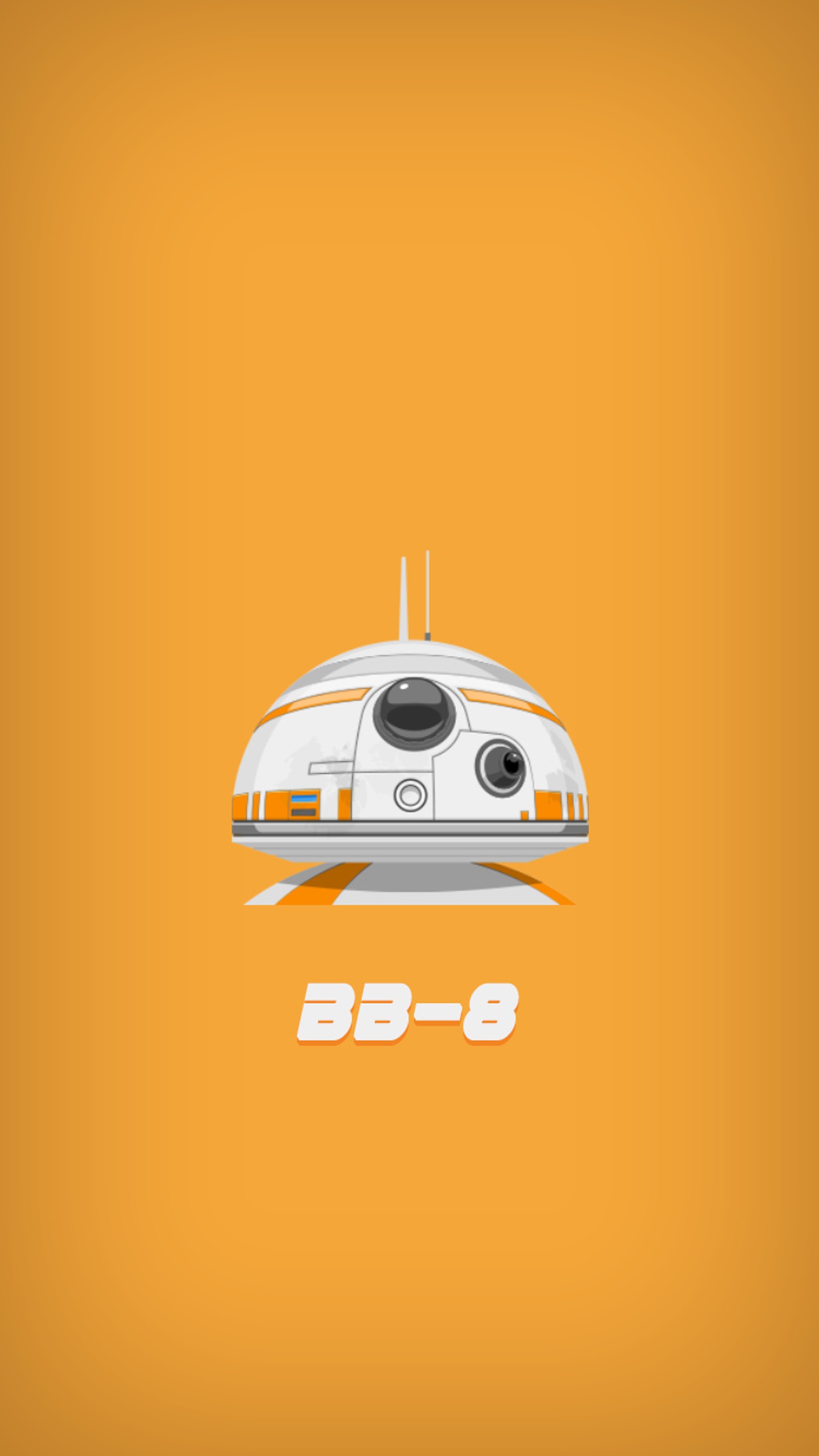 Un gros plan d'une affiche de star wars avec bb-8 (star wars, sw)