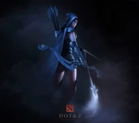 дота, dota 2, dota2, дроу рейнджер, drow ranger